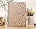 Bluenet Gold/Chic Beehive Honeycomb Bling Sparkling Design Luxury Leather Case Stand Flip Cover for iPad Air (Gold)