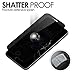 iPhone 7 Plus Privacy Screen protector,VZZNN Anti Spy Anti-Glare Ballistic Tempered Glass HD 2.5D Curve Edge Full Screen Protector 9H Hardness