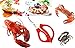 3-Pack Multi-Purpose Kitchen Shears & Lobster Forks Set (6 Pieces) – Heavy-Duty Seafood Scissors for Crab, Shrimp, Fish, Vegetables, Nuts – Includes Non-Slip Grip & Crushing Claws