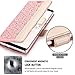 WWW Note 8 Case, Galaxy Note 8 Case, [Mirror Series] PU Leather Case Kickstand Flip Case with Card Slots and Mirror for Samsung Galaxy Note 8 Rose Gold
