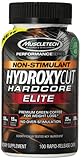 Hydroxycut Hardcore Elite Stim Free Weight Loss Supplement, 100 Count
