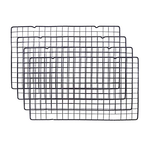 HiGift 4 Pack Cooling Racks for Baking, Wire Baking Rack Bakeware Size 16’’x10’’