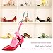 Minerva Shoe Stretcher for Women High Heel Shoes, Tough Plastic Shoe Trees for Women Shoes Width and Length - 2 Way Adjustable Shoe Shaper (Women's Size 5-9)