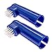 Mindful Pets Dog and Cat Toothbrush Set - 3 Tooth Brushes Plus 2 Finger Pet Brushes, Set of 5