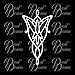 Arwen's Evenstar MEDIUM Vinyl Decal | Lord of the Rings LOTR JRR Tolkien Gandalf Frodo Bilbo Baggins Sam Merry Pippin Legolas Gimli | Cars Trucks Vans Laptops Cups Tumblers Mugs | Made in the USA