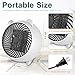 Space Heater, Fan Heater, Personal Mini Space Heater Portable Electric Heaters Fan with PTC Ceramic Heating Element & Overheat Protection for Office, Home, Tabletop Under Desk Floor Indoor Use