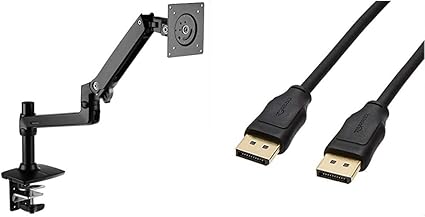 Amazon Amazonベーシック モニターアーム シングル Displayportケーブル 1 8mセット Amazonベーシック Amazon Basics モニタアーム スタンド 通販