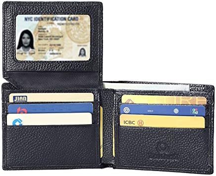 RFID wallet Protection against identity theft Slim leather purse Security rf