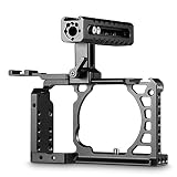 SMALLRIG Cage Kit for Sony Alpha A6500 with NATO Handle and Cold Shoe Mount for Handheld Shooting - 2081