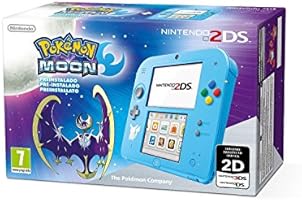 Nintendo 2DS - Consola, Color Azul + Pok&eacute;mon Luna (Preinstalado)