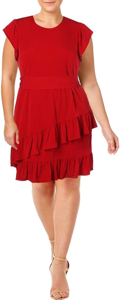 michael kors red dress