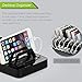 Charging Station, 6 Ports USB Charging Station With smart charging IC for iPhone, iPad and All Cellphones