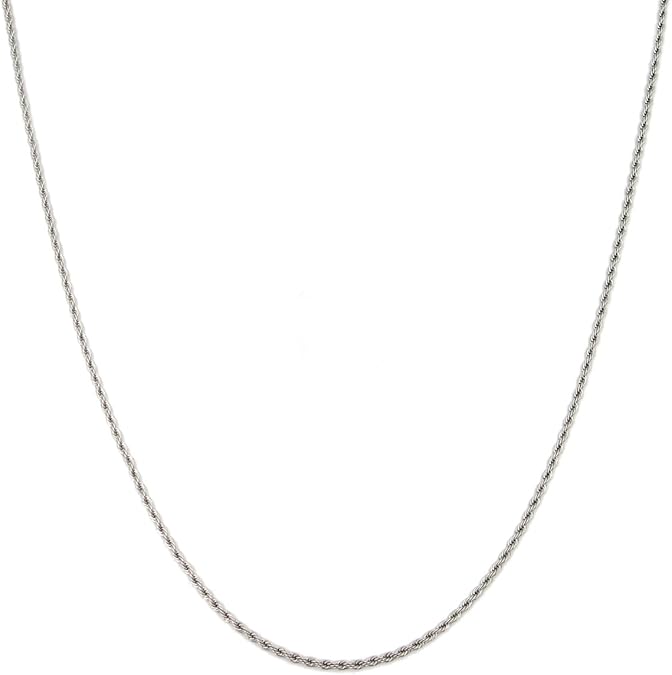Stainless Steel Thin Rope Chain Men Necklace 2mm 28inch Amazon.co.uk