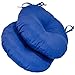 Greendale Home Fashions 15-Inch Round Indoor/Outdoor Bistro Chair Cushion, Marine Blue, Set of 2