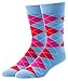 JYinstyle 7 Pack Men's Classic Colorful Cotton Crew Socks Stockings US Size 10-13 Set 3 (set3)
