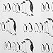 InterDesign Penguins Soft Fabric Shower Curtain, 72