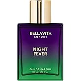 BELLAVITA Luxury NIGHT FEVER Perfume for Women and Men | Notes of Bergamot Mandarin, Peach, Musk & Vanilla | Long Lasting Eau De Parfum for Man and Woman | Fruity Premium Unisex Fragrance Scent