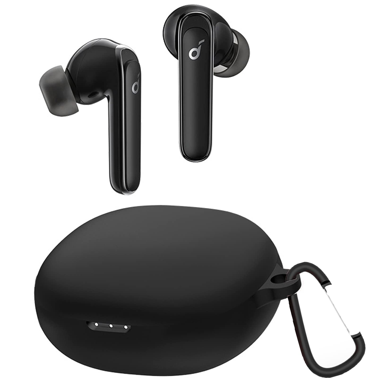 Anker Soundcore Life P3 Protective Soft TPU Case with Keychain (Black)