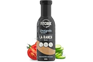 Fitcook Foodz — Ranch Salad Dressing, Vegan Low-Calorie - Gluten Free salad dressing, Dairy Free Creamy Ranch Vinaigrette, Ma