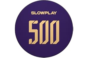 SLOWPLAY Godel Ceramic Poker Chips in Bulk, Casino Grade Ceramic 10-Gram Poker Chip for Texas Hold'em, 39mm Professional Chip