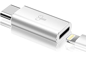 xiwxi 1 Pack Lightning to USB C Type C Adapter Cable,Support Audio/OTG,20W PD Fast Charging&Data Transfer,Type C Charger Connector Cable for iPhone 16 15 Pro Max/iPad/for AirPods,Samsung S24