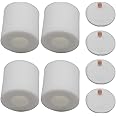 AirClean 4 Pack 3.7" High Replacement Base Pre-Motor Foam Filters Compatible with Shark IQ Robot Vacuum R101AE RV1001AE UR100