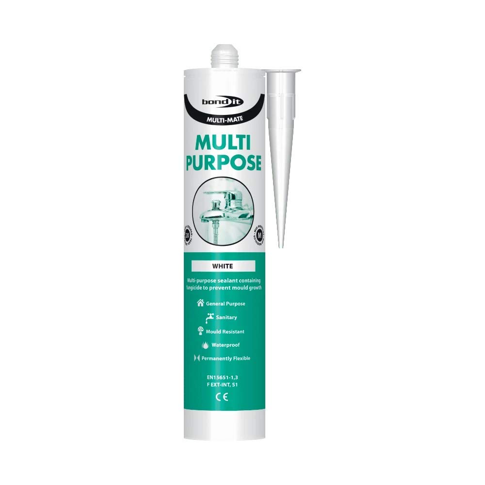 BOND IT Multimate silicone sealant CLEAR high modulus general purpose kitchen barhroom