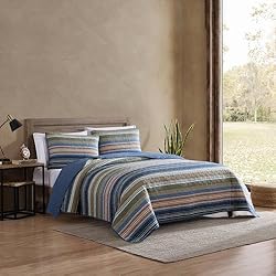 Eddie Bauer - King Quilt Set, Reversible Cotton