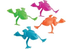 U.S. Toy US Toy Jumping Frog Toy (Lot of 36), Assorted Color