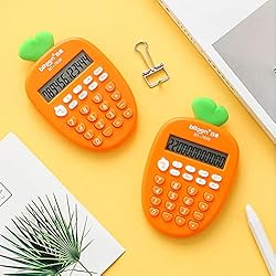 Toyvian Desktop Calculator 12 Digit, Kawaii Mini