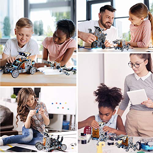 Innoo Tech Stem Robot Educational Toys for kids 8 9 10+ Years Old Solar Robot Science Kits, 12-in-1 STEM Solar Power Toys Kits DIY Science Coding Experiment Educational Building