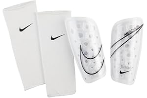 Nike Mercurial Lite Shin Guards White/Black/White MD