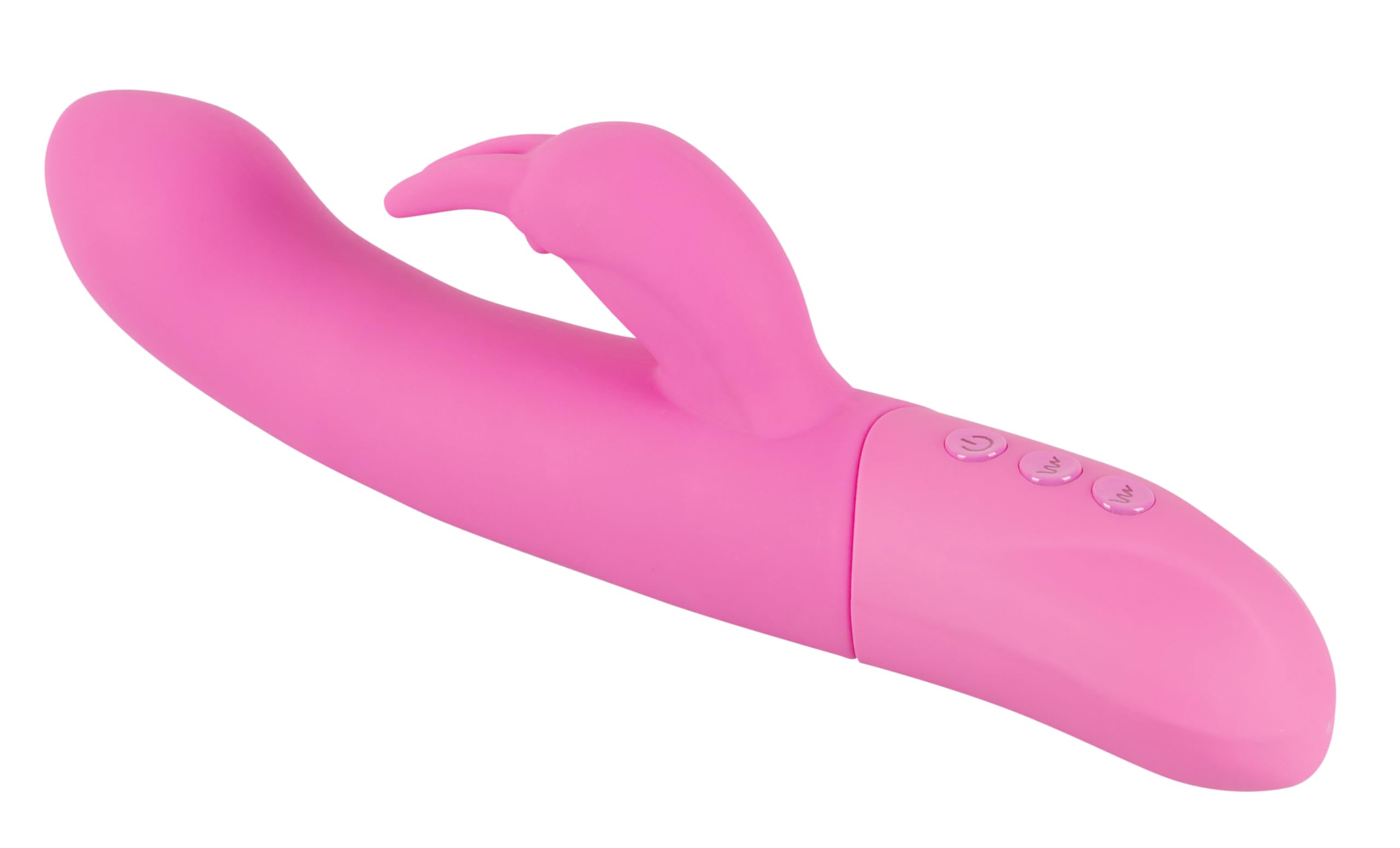 Sweet Smile Vibrator with Clitoral Stimulator and Rotation-05952500000 Pink One Size