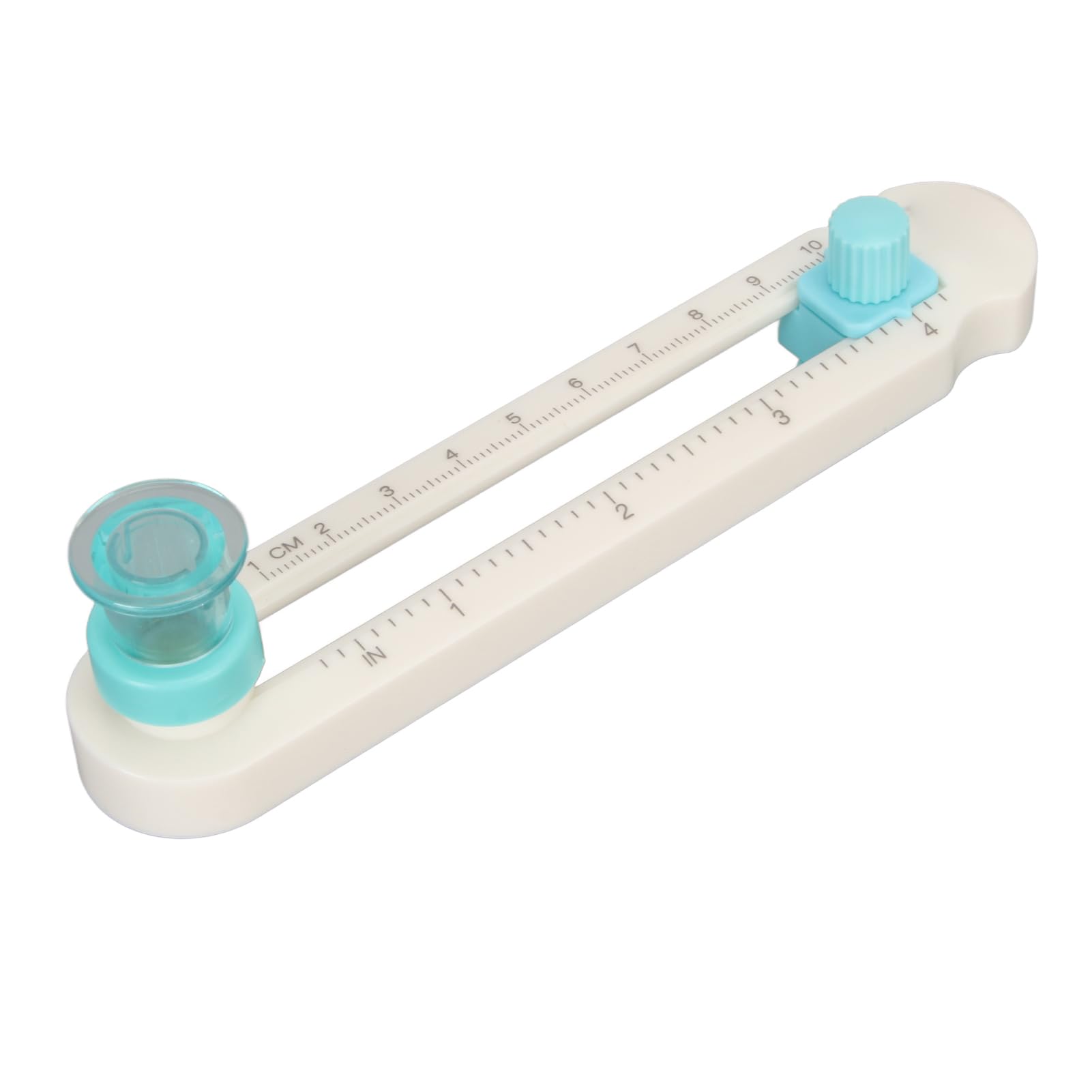 Circle Paper Cutter, Portable Rotary Circular Cutter Paper Trimmer Adjustable Round Cutting Tool to Cut Various Types of Paper Minimum 2cm Diameter for Offices Schools Kindergartens