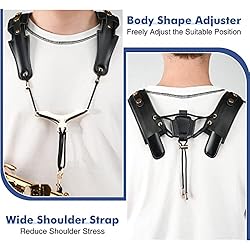 POGOLAB Saxophone Shoulder Strap Double Shoulder