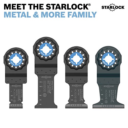 BOSCH Starlock Oscillating MultiTool Blade Set OSL002C, 2 pieces, for