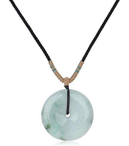 Jade 4x6mm Beaded Necklace with Gold Tone Carabiner Clasp | MakerPlace by
