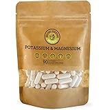 DSO Magnesium Potassium Supplements - 90 Count - Doctor Designed High Absorption Potassium Magnesium Supplement – Vegan Potas