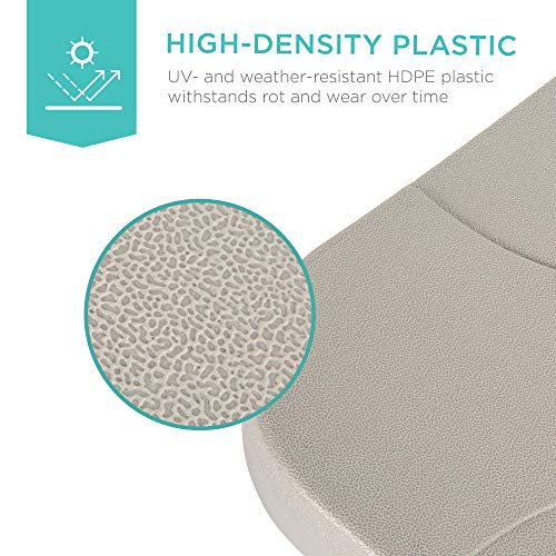 Best Choice Products 4Piece HeavyDuty Cantilever Offset Patio