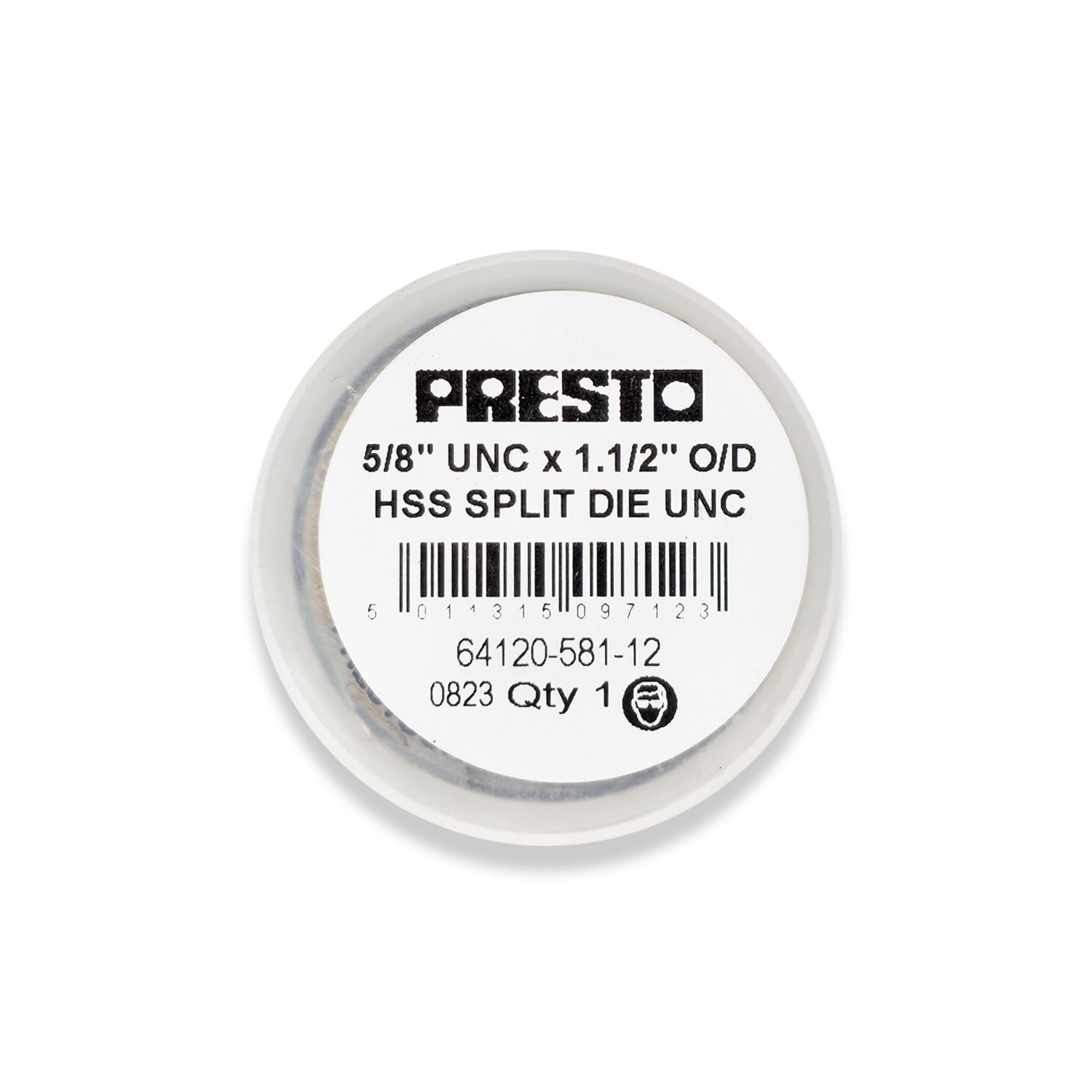 Presto 64120-581-12 UNC HSS Circular Adjustable Split Die