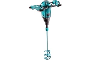 COLLOMIX Paddle Mixer - 110 V, 1.4 HP Portable Concrete Mixing Drill with Variable Speed Controls & HEXAFIX Paddle Connection - Xo1R