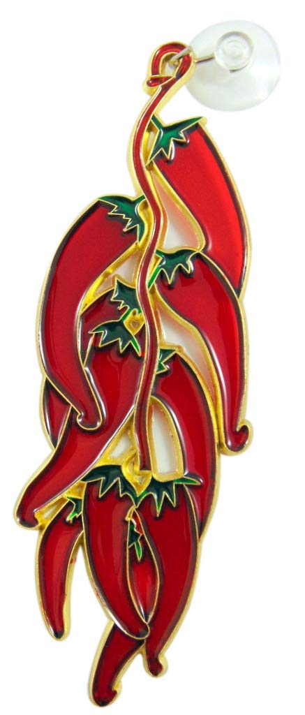 Westman Works Red Chili Peppers Sun Catcher, Sun Catchers Window Decoration, 7 14 Inch