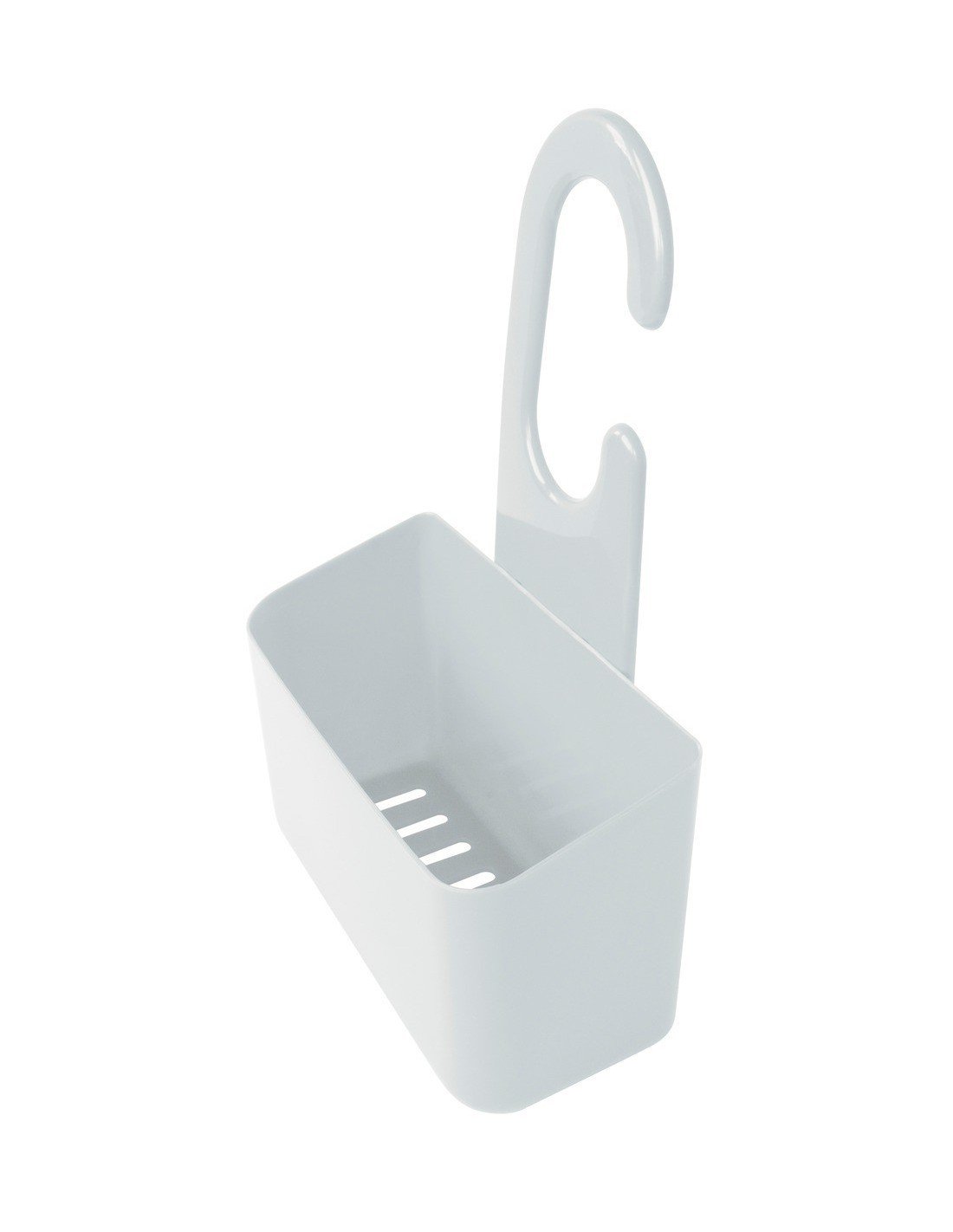 Gelco Design Cooper Shower Caddy, Plastic, white, 12 x 24 x 35 cm