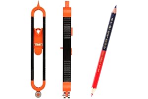 Jedrey Contour Scribe Tool, Precise Scribe Tool, Contour Scribe with Lock- Woodworking Templates, Construction Tools