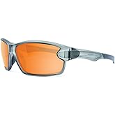 Raze Eyewear J-Frame Golf Sport & Motorcycle Polarized Sunglasses Black Frame w/Smoke Lenses