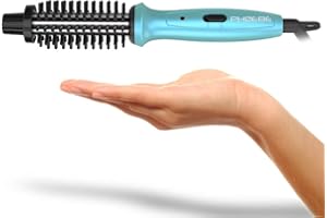 PHOEBE Mini Travel Curling Iron 3/4 Inch Dual Voltage Ceramic Tourmaline Ionic Curler - Professional Anti-Scald Portable Styl