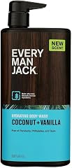 Every Man Jack Coconut Vanilla Body Wash, 33.8 Fl Oz