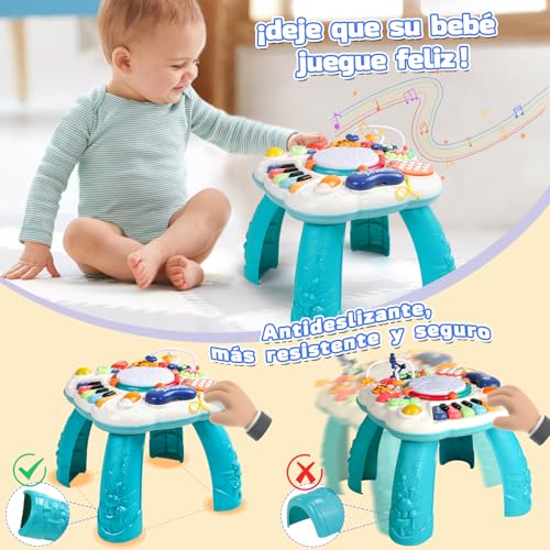 Toys Children 1 Year - Table Activities Baby Toy Montessori Babies Girl 1 2 Years Christmas Gift Musical Instruments Children's Sounds and Lights Educational Gifts for Children 1 2 Years 9 12 Months