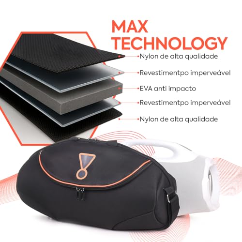 Bolsa Case Capa Bisbel Compatível com Jbl Boombox 4 Com Bolso Alça Resistente Lançamento