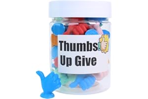 INFMETRY Thumbs Up Trophy Award Mini Trophies for Adults Kids Funny Small Awards and Trophies Tiny Good Job Statue for Colleagues Classmates Teacher